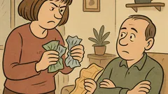 Vtip: Žena sa pýta manžela o peniazoch