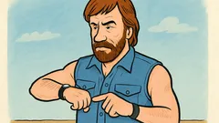 Vtip: Chuck Norris nenosí hodinky...