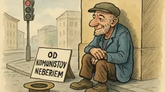 Vtip: Na rohu ulice sedí žobrák…