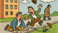 Vtip: Ide jeden a spadnú dvaja…