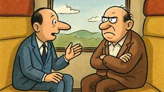 Vtip: Vo vlakovom kupé sedia dvaja