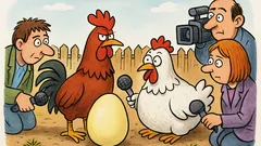 Vtip: Sliepka zniesla päťkilové vajce