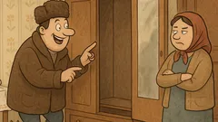 Vtip: Čukča kúpil skriňu so zrkadlom