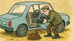 Vtip: Nápis na aute: „Moje rádio si vezmi…“