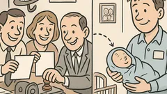 Vtip: Mladému novinárovi sa narodil prvý syn