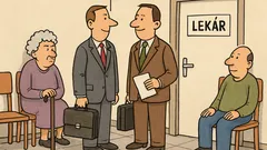 Vtip: Kto má prednosť u lekára?