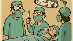 Vtip: Prečo majú lekári pri operácii úst masku?