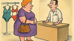 Vtip: Do obchodu príde silnejšia pani…