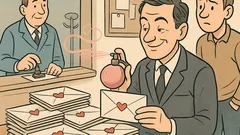 Vtip: Na pošte posiela sto voňavých listov