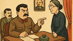 Vtip: Stalin si zavolá Krupskú...