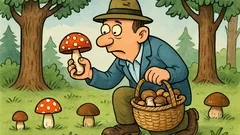 Vtip: Všetky huby sú jedlé. Niektoré…