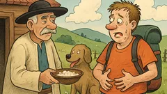 Vtip: Príde hladný turista na salaš…