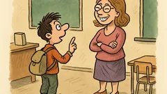 Vtip: Máte veľmi pekné zuby, pani učiteľka!