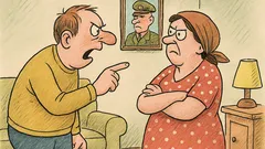 Vtip: Fero nadáva manželke: Ty si idiotka!