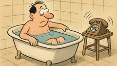 Vtip: Bellova teoréma—ponoríš telo, zvoní mobil