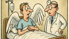 Vtip: Po narkóze sa preberie pacient...