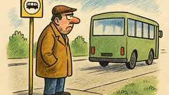 Vtip: Prídeš skôr, autobus mešká