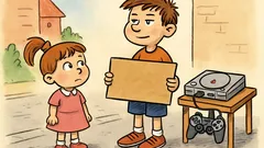 Vtip: Predám sestru za Sony PlayStation