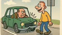 Vtip: Najhoršia zrážka je s hlupákom