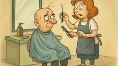 Vtip: Príde muž s tromi vlasmi