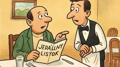 Vtip: Chlapík si prezerá jedálny lístok