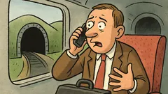 Vtip: Pravdepodobnosť, že práve telefonujete vo vlaku