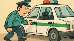 Vtip: Viete, prečo majú policajné autá zelený pásik?