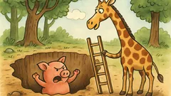 Vtip: Ide agresívne prasiatko po lese...