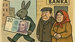 Vtip: Príde dvadsaťkorunáčka do parlamentu…