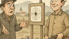 Vtip: Ako sa vždy trafíš do stredu?