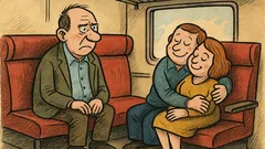 Vtip: Manželia sedia v prázdnom kupé…