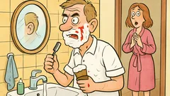 Vtip: Ráno u Figeľovcov, minister sa holí