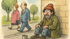 Vtip: Bezdomovec sa sťažuje na zákon