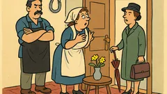 Vtip: Kováčovi utiekla manželka...