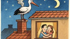 Vtip: Prečo bocian nosí deti?