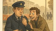 Vtip: Revízor vystúpi z MHD s čiernym pasažierom…