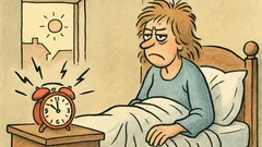 Vtip: Zvoní budík o šiestej, končím!