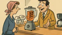 Vtip: Pán vedúci, je ten mixér výkonný?