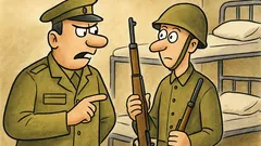 Vtip: Veliteľ sa pýta: najspoľahlivejšia zbraň?