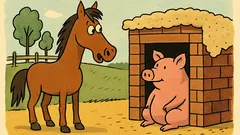 Vtip: Kôň sa pýta prasaťa...