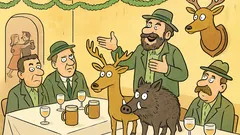 Vtip: Na poľovníckom plese lesníci rozprávali…