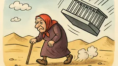 Vtip: Ide babka po púšti...