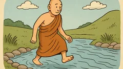 Vtip: Siddhárthova zásada—rieku dvoma krokmi?