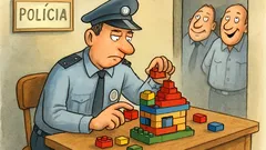 Vtip: Jano policajt skladá Lego v práci