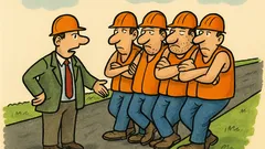 Vtip: Šéf príde k cestárom...