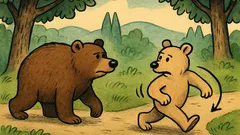 Vtip: Idú dva medvede...