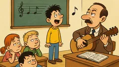 Vtip: Na hudobnej voľno podľa textu