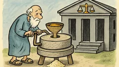 Vtip: Božie mlyny melú pomaly… súdy rýchlejšie?