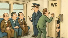 Vtip: Inžinieri a manažéri cestujú vlakom