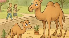 Vtip: Pýta sa malé ťaviatko mamy ťavy…